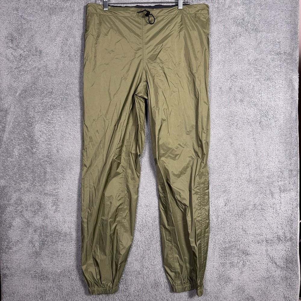 Patagonia Rain Shadow Pants Men L Taped Seam Ripstop Windbreaker Ankle Zip 84490